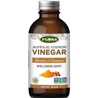 Flora Apple Cider Vinegar Turmeric Cinnamon 100ml/500mL Supplements at Village Vitamin Store