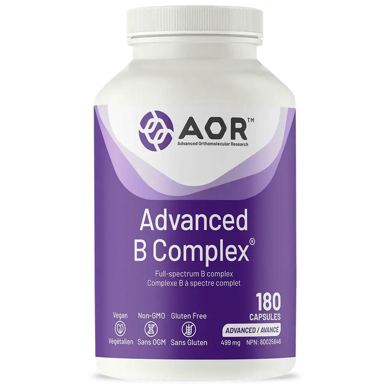 AOR Advanced B Complex 499mg 180 Capsules