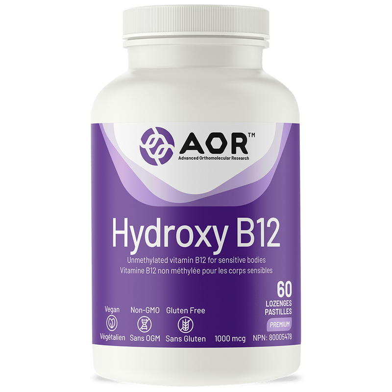 AOR Hydroxy B12 1000mcg 60 Lozenges