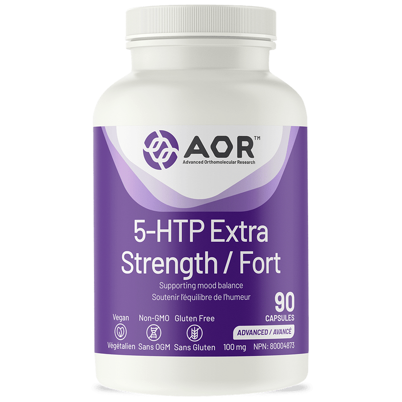 AOR 5-HTP Extra Strength 100mg 90 Veggie Caps