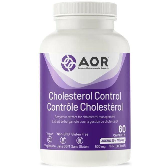 AOR Cholesterol Control 500mg 60 Capsules Supplements - Cholesterol Management at Village Vitamin Store