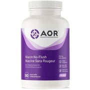 AOR Niacin No-Flush 550mg 90 Veggie Caps Vitamins - Vitamin B at Village Vitamin Store