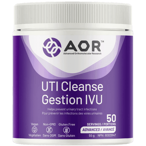 AOR UTI Cleanse Cranberry Juice Powder with D-Mannose 55 g 50 SERVINGS Supplements - Bladder & Kidney Health at Village Vitamin Store