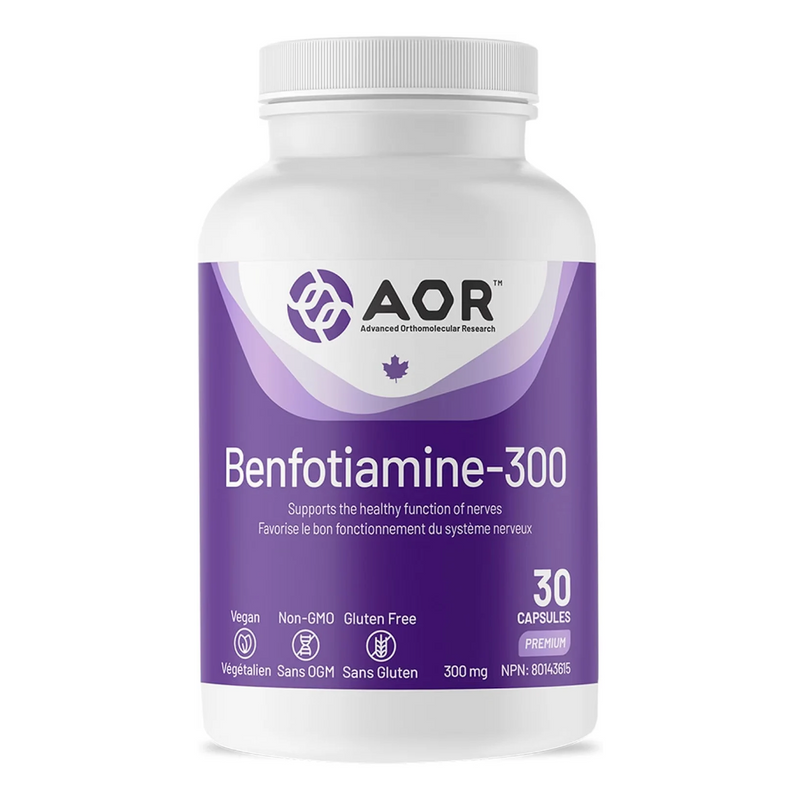 AOR Benfotiamine-300, 30 Capsules, Vitamin B1