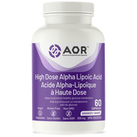 AOR High Dose Alpha Lipoic Acid 300mg 60 Capsules