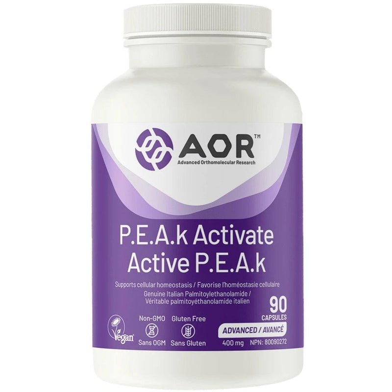 AOR P.E.A.k Activate 400mg 90 Capsules