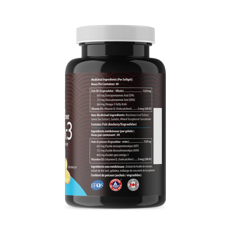 AquaOmega Omega-3 5x Ultimate Strength EPA 240 Soft gels