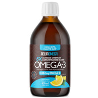 AquaOmega Omega-3 5x Ultimate Strength EPA Lemon 450 ml