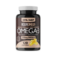 AquaOmega Omega-3 Regular Strength EPA 120 Soft gel Caps