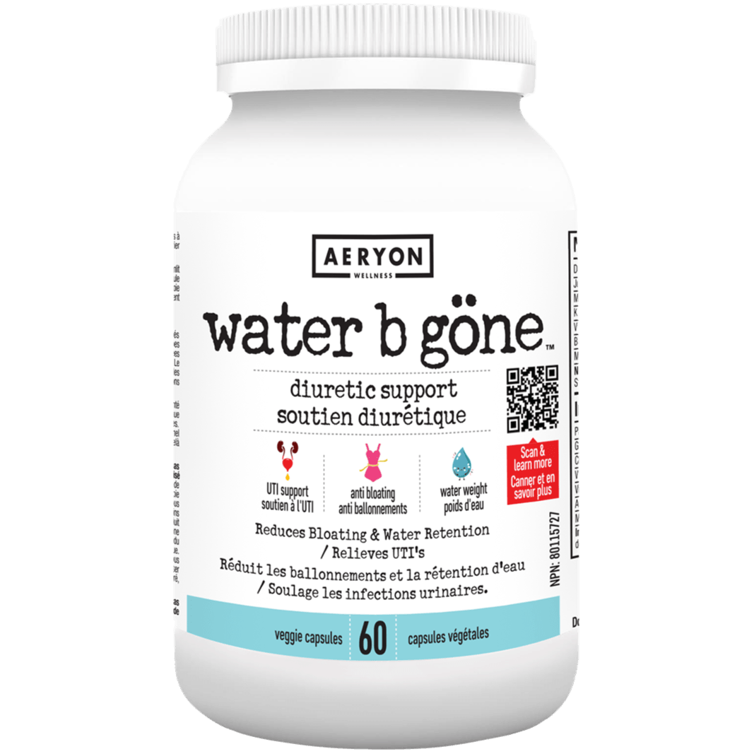 Aeryon Wellness Water B Gone 60 Veggie Caps Supplements - Hormonal Balance at Village Vitamin Store