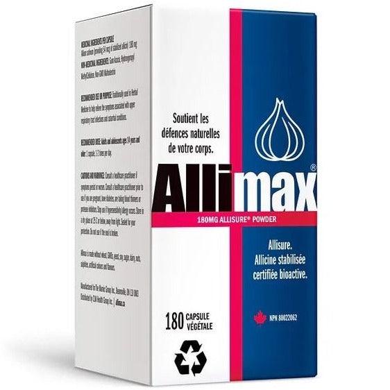 Allimax Stabilized Allicin 180mg 180 Veggie Caps (Free Allimax 30 Caps)
