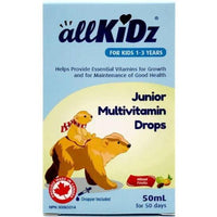 Allkidz Naturals Junior Multivitamin Drops 50mL Supplements - Kids at Village Vitamin Store