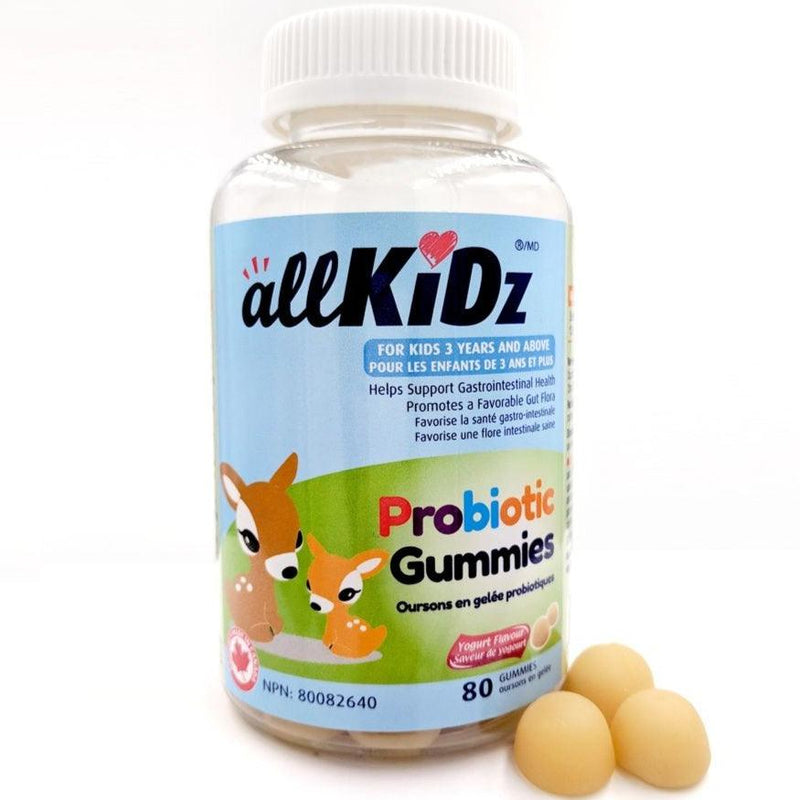 Allkidz Naturals Probiotic Gummies 80 Gummies Supplements - Kids at Village Vitamin Store