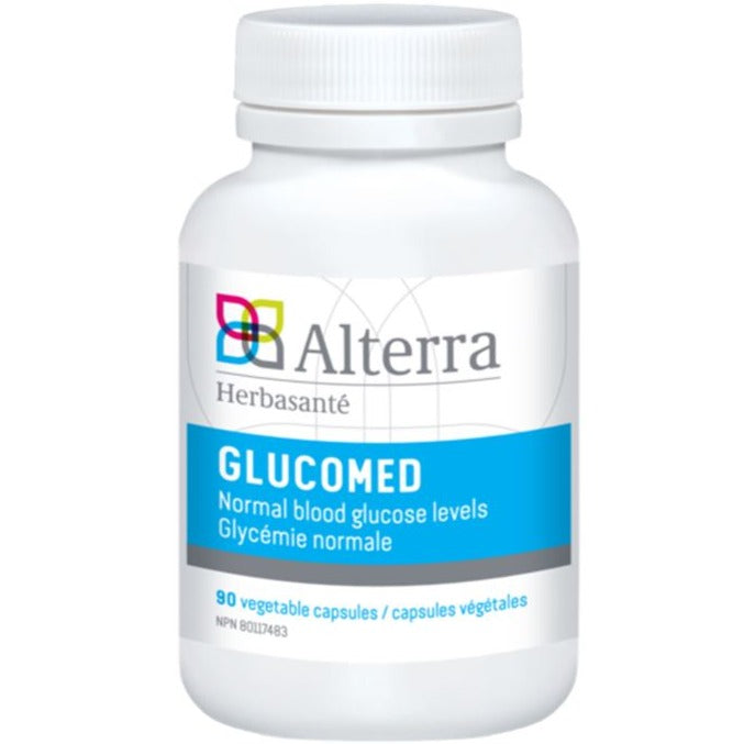 Alterra Glucomed 90 Veggie Caps Supplements - Blood Sugar at Village Vitamin Store