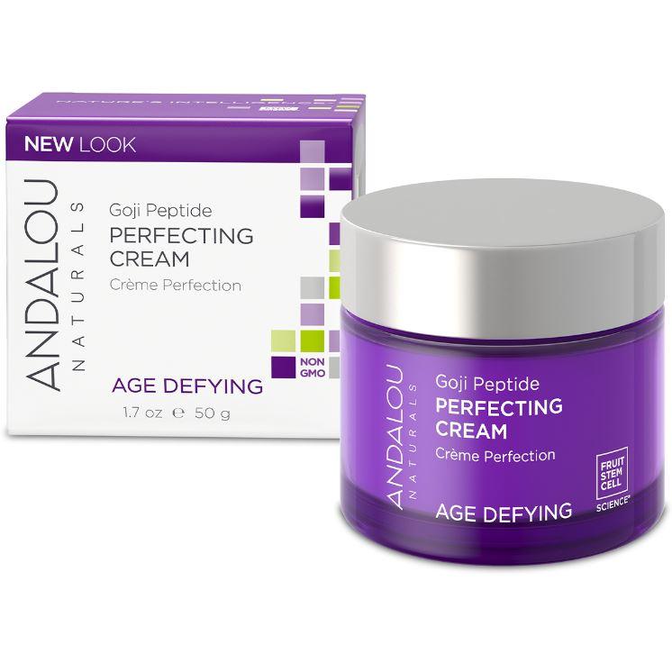 Andalou Naturals Age Defying Goji Peptide Perfecting Cream 50 mL Face Moisturizer at Village Vitamin Store