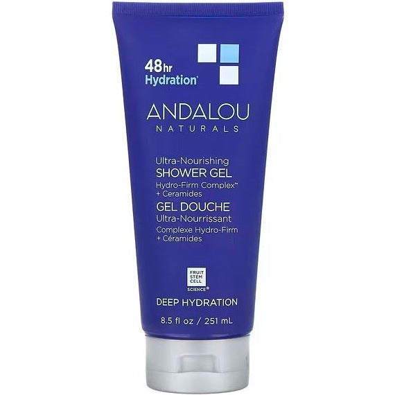 Andalou Naturals, Ultra-Nourishing Shower Gel, Deep Hydration, 8.5 fl oz (251 ml) Bath & Body at Village Vitamin Store