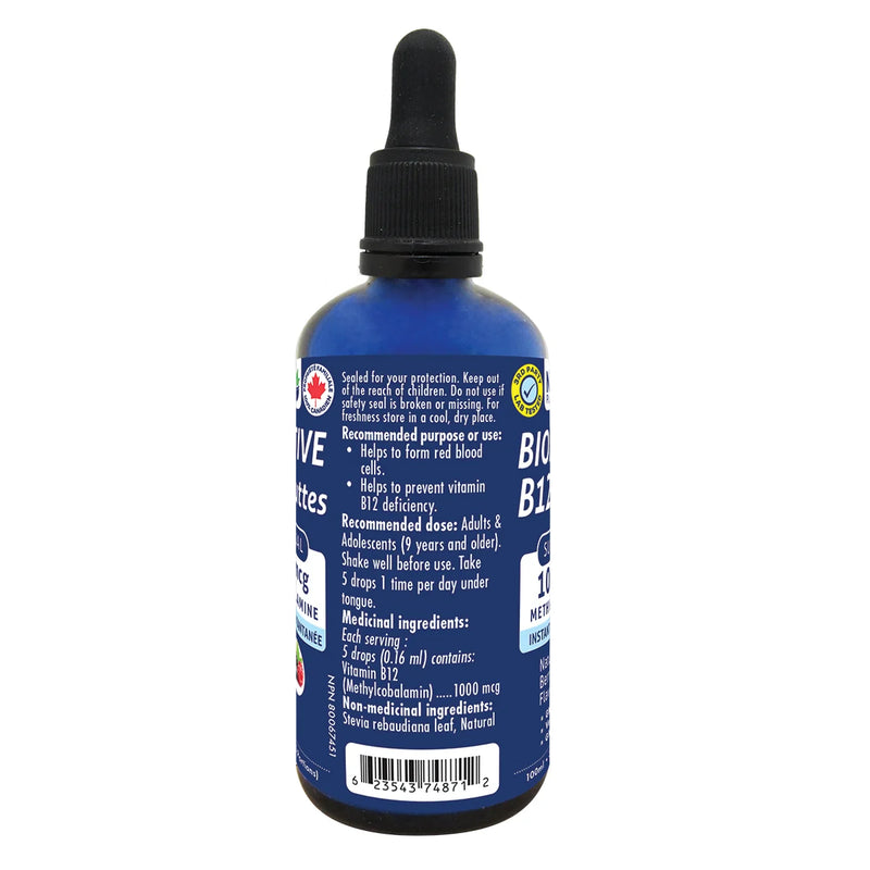 Naka Platinum B12 Sublingual Spray 1000mcg Berry 100mL