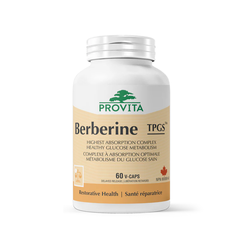 Provita Berberine TPGS 60  Delayed Release Veggie Capsules