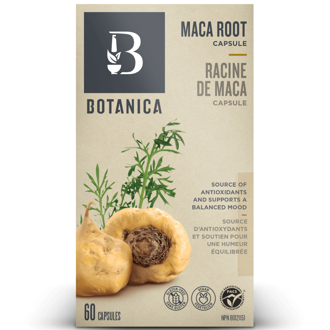 Botanica Maca Root 60 Capsules Supplements - Intimate Wellness at Village Vitamin Store
