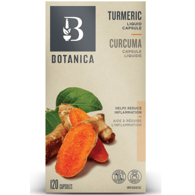 Botanica Turmeric Liquid Phytocaps 120 Caps Supplements - Turmeric at Village Vitamin Store