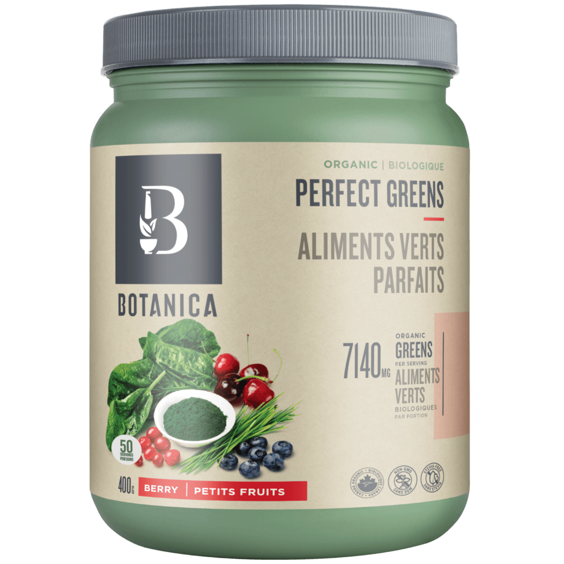 Botanica Perfect Greens Berry 400g Supplements - Greens at Village Vitamin Store