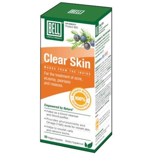 BELL Clear Skin 90 veggie capsules Supplements at Village Vitamin Store