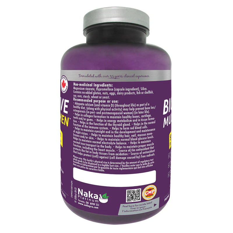 Naka Bioactive Multi For Women Methylated Bonus Size (90+30 Veggie Caps)