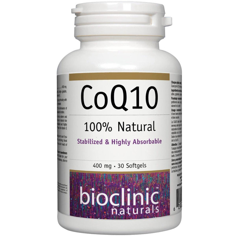 Bioclinic Naturals CoQ10 - 400 mg 30 Softgels