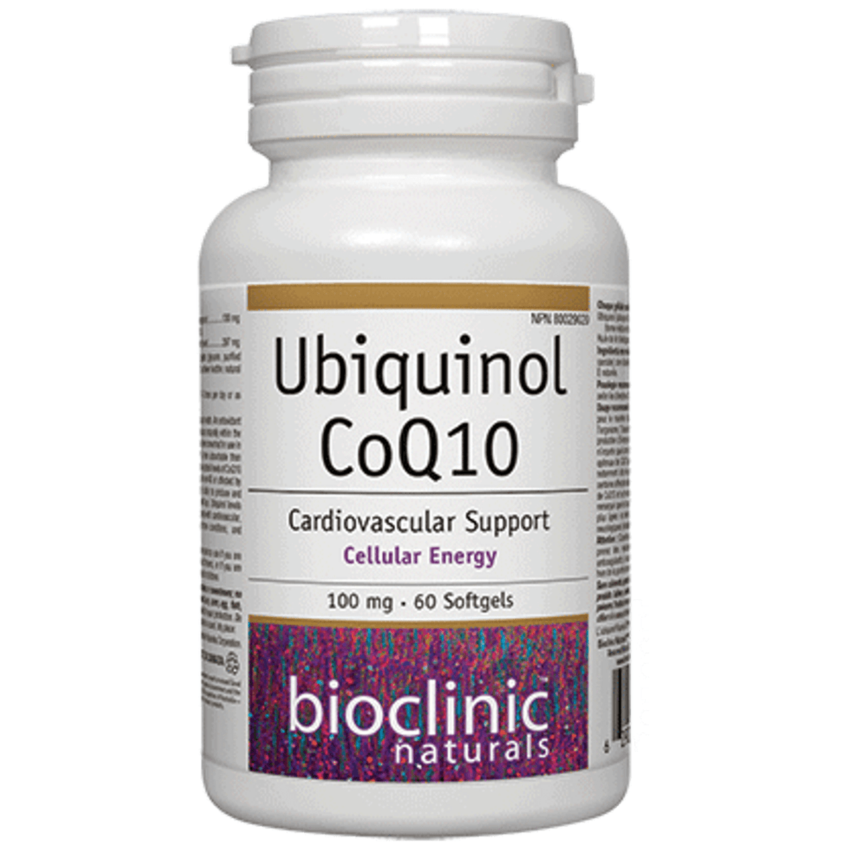 Bioclinic Naturals Ubiquinol CoQ10 -100 mg 60 Softgels Supplements - Cardiovascular Health at Village Vitamin Store