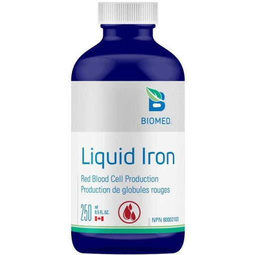 Biomed Liquid Iron 250 ml Minerals - Iron at Village Vitamin Store