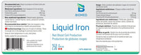 Biomed Liquid Iron 250 ml Minerals - Iron at Village Vitamin Store