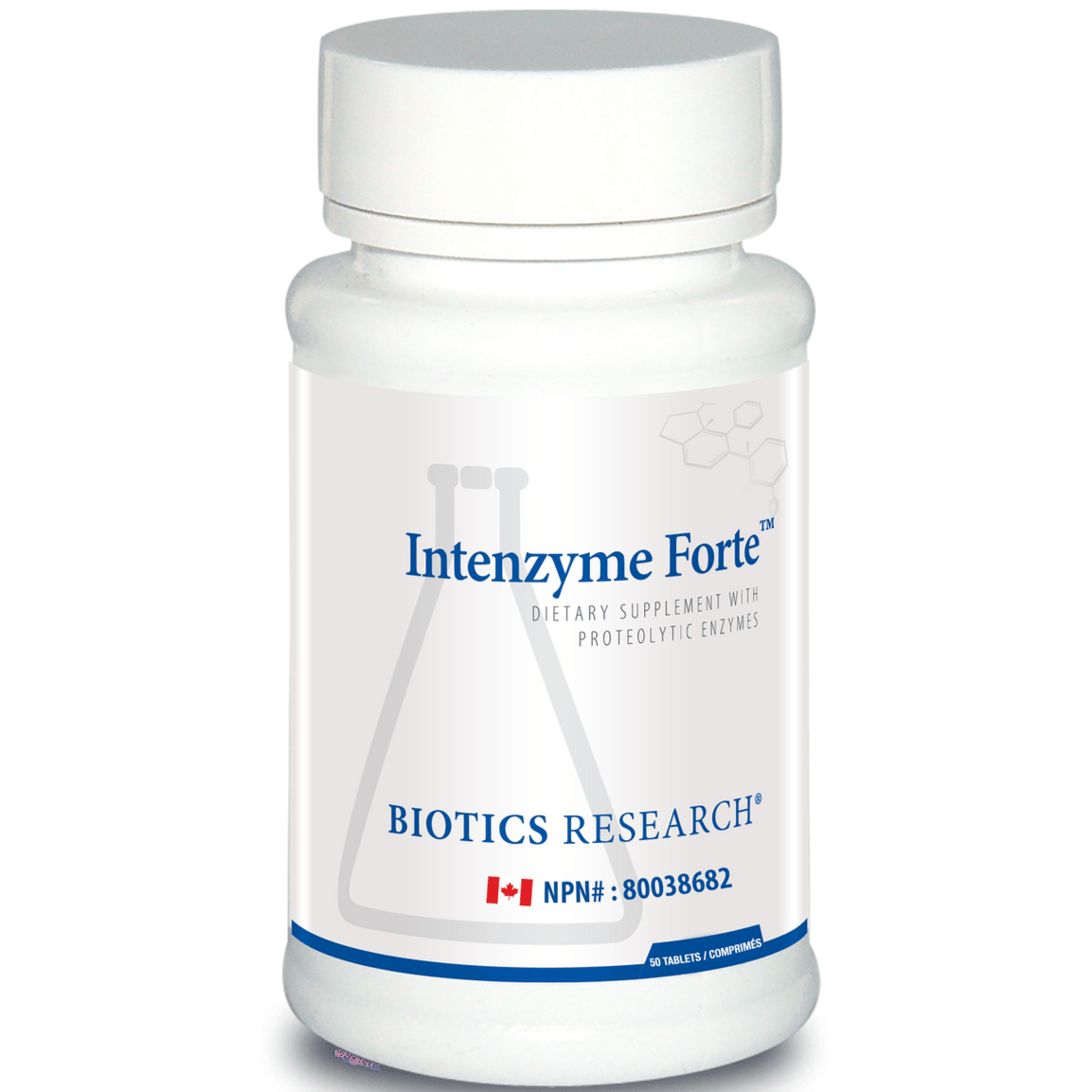 Biotics Research Intenzyme Forte 50 Tablets Supplements - Digestive Enzymes at Village Vitamin Store