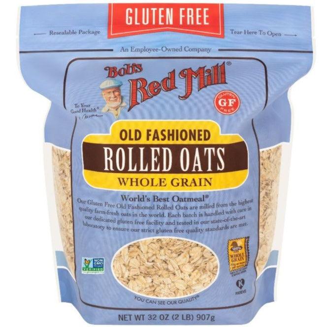 Bob's Red Mill Old Fashioned Rolled Oats Gluten Free 907g Food Items at Village Vitamin Store