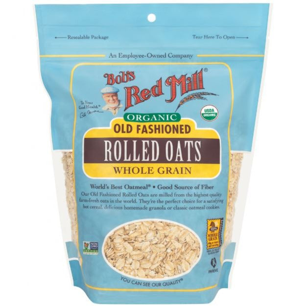 Bob's Red Mill Organic Rolled Oats 907g Food Items at Village Vitamin Store