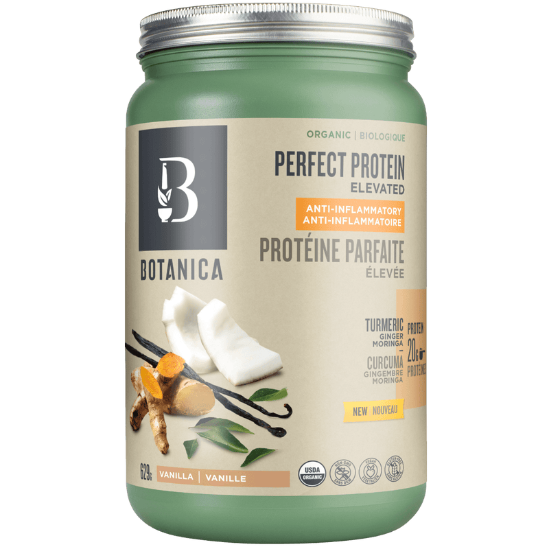 Botanica Perfect Protein Elevated Anti-Inflammatory Vanilla 629g Supplements - Protein at Village Vitamin Store