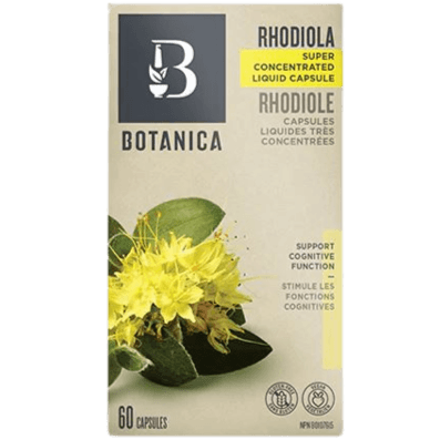 Botanica Rhodiola 60 Liquid Capsules Supplements - Cognitive Health at Village Vitamin Store