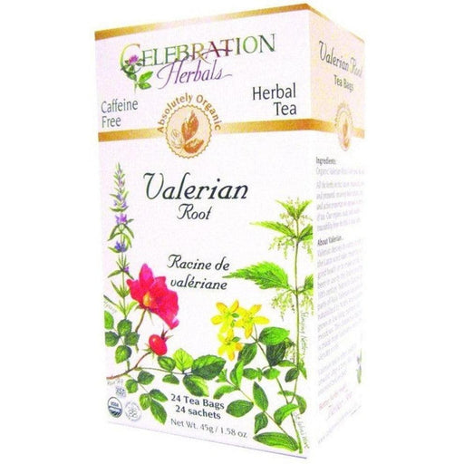 Celebration Herbals Valerian Root Tea 24bags ORG Food Items at Village Vitamin Store
