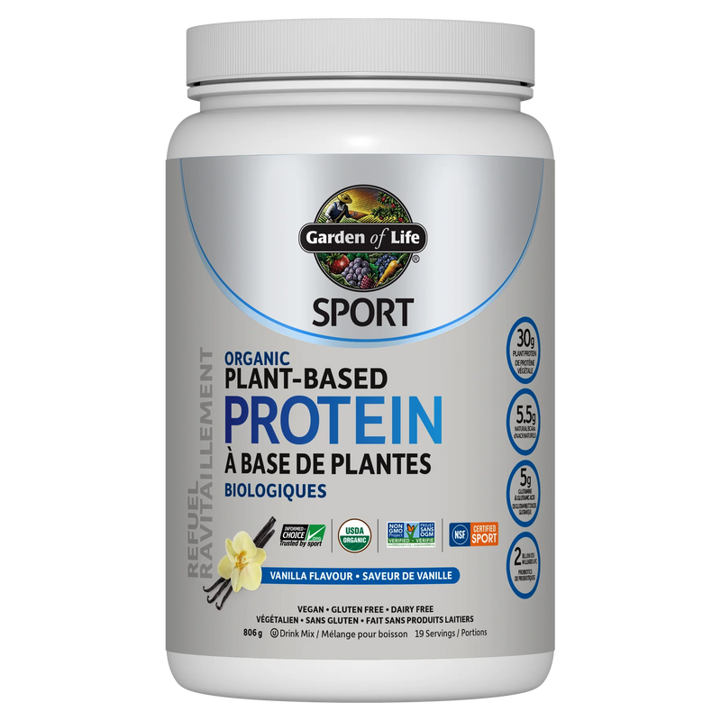 Garden of Life Sport Organic Plant-Based Protein Vanilla 806g