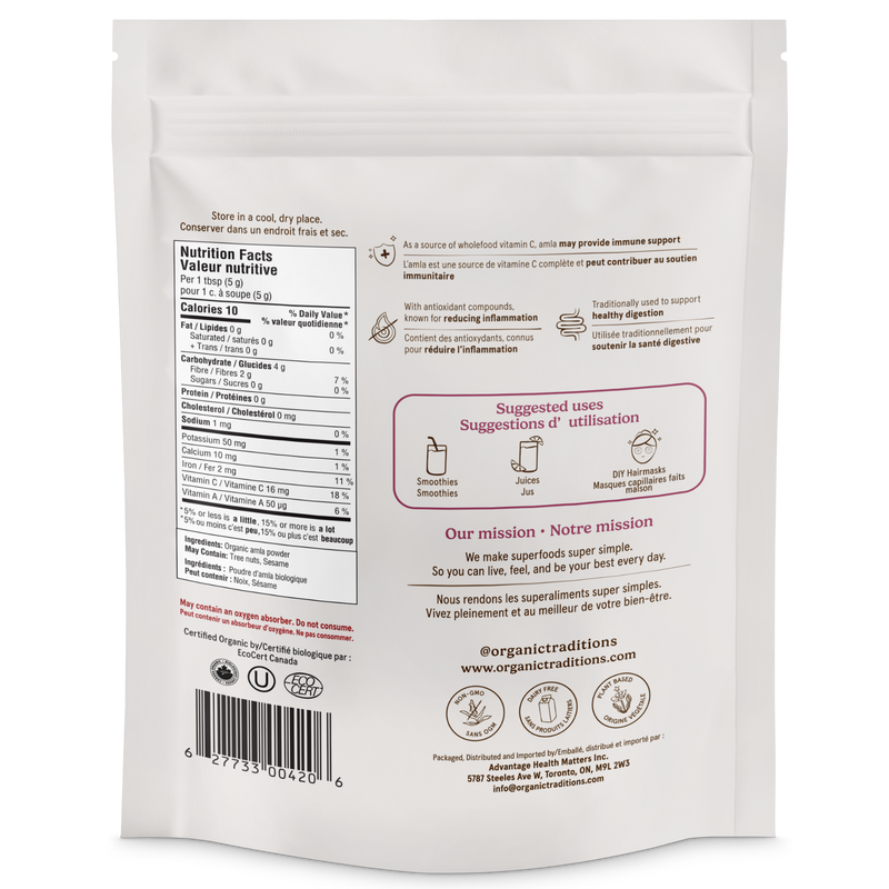 Organic Traditions Amla Berry Powder 200g