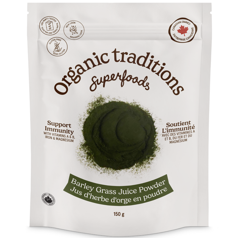 Organic Traditions Organic Barley Grass Juice Powder 150g
