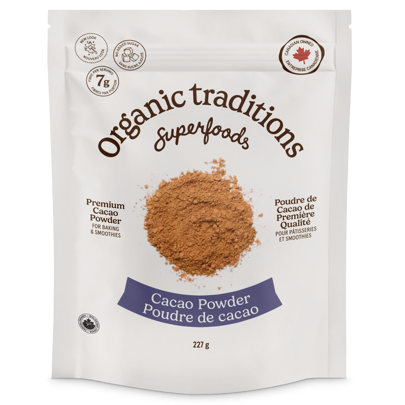 Organic Traditions Cacao Powder 227G