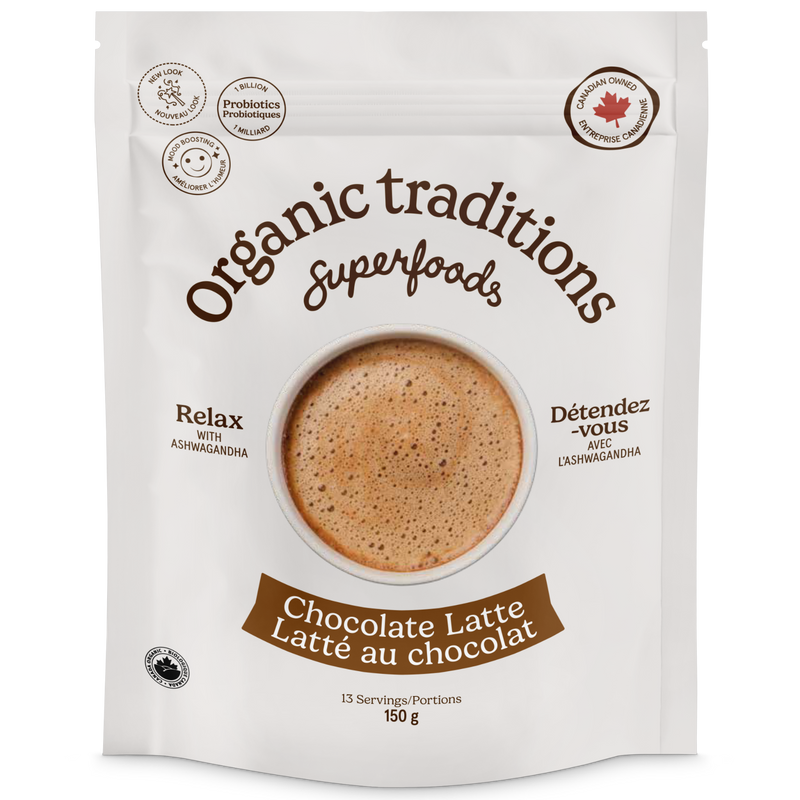Organic Traditions Chocolate Latte 150g