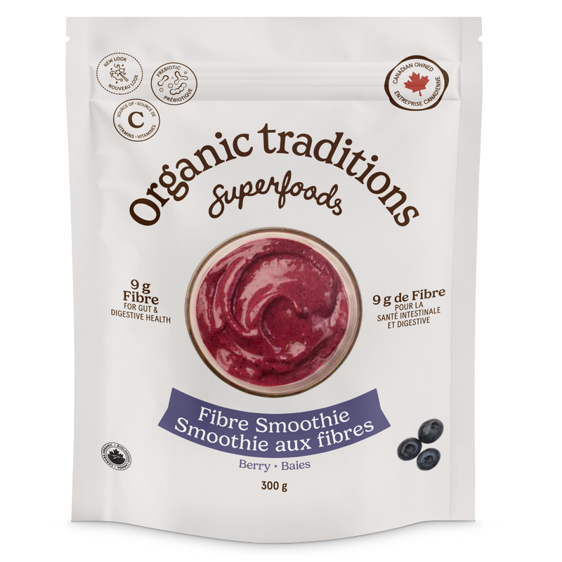 Organic Traditions Fibre Smoothie Berry 300g