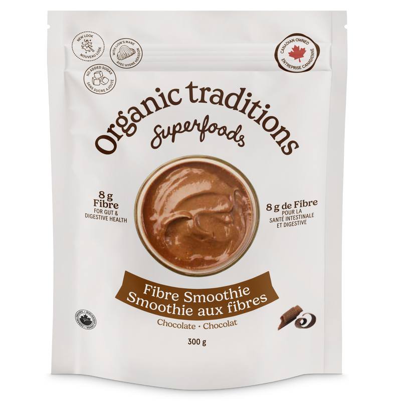 Organic Traditions Fibre Smoothie Chocolate 300g