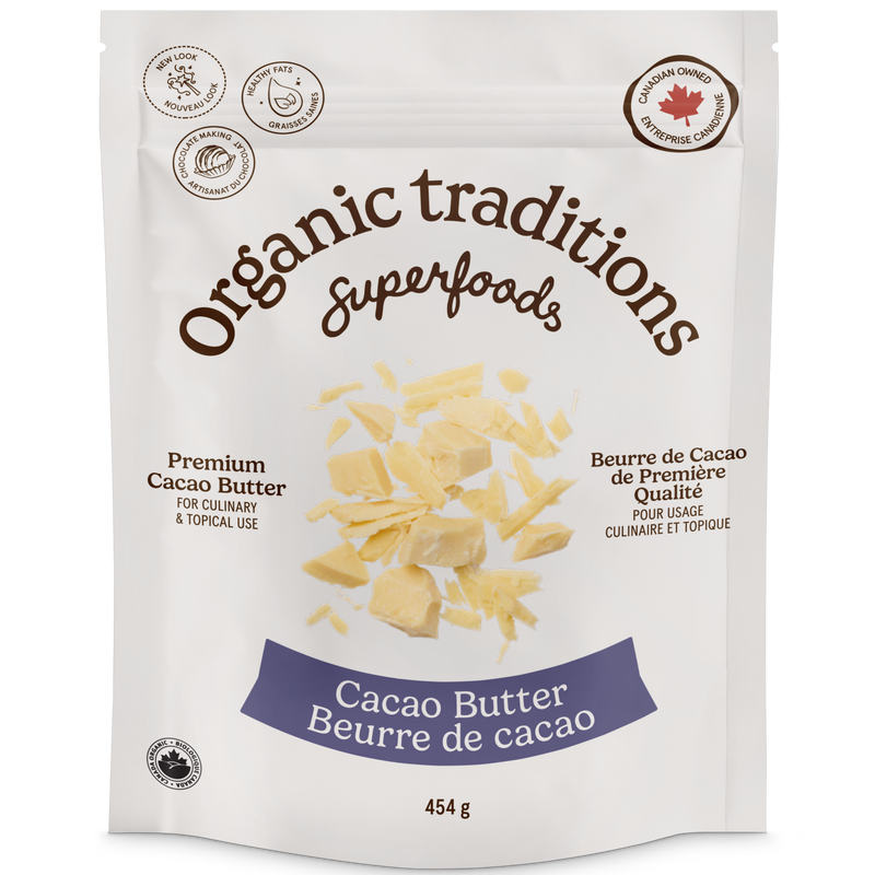 Organic traditions Cacao Butter 454g