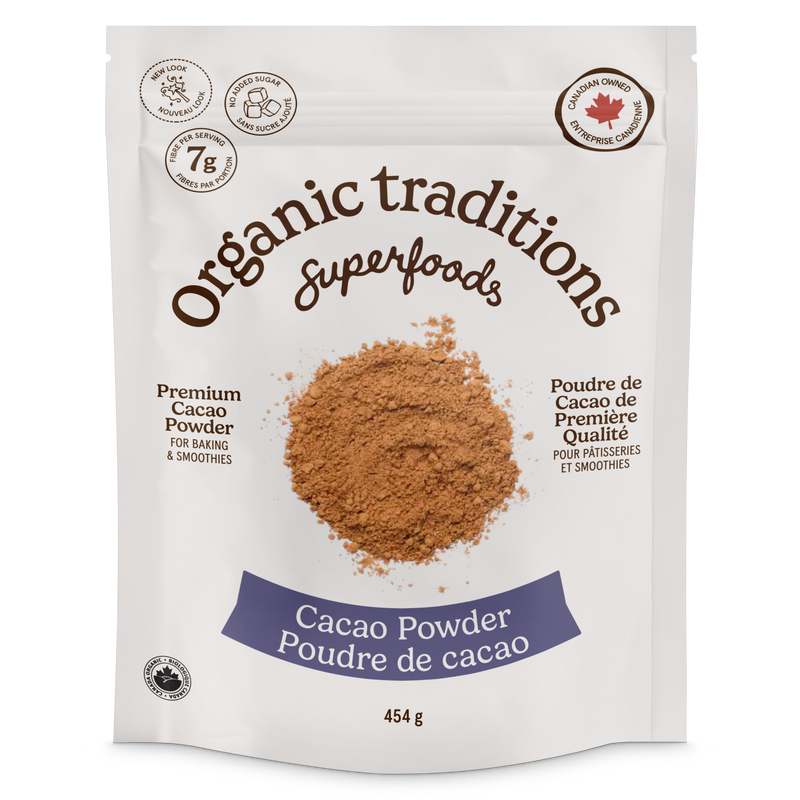Organic Traditions Organic Cacao Powder 454g