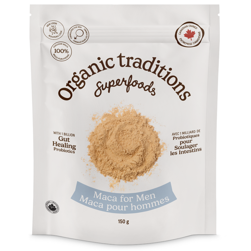 Organic Traditions Maca for Men with Probiotics 150g