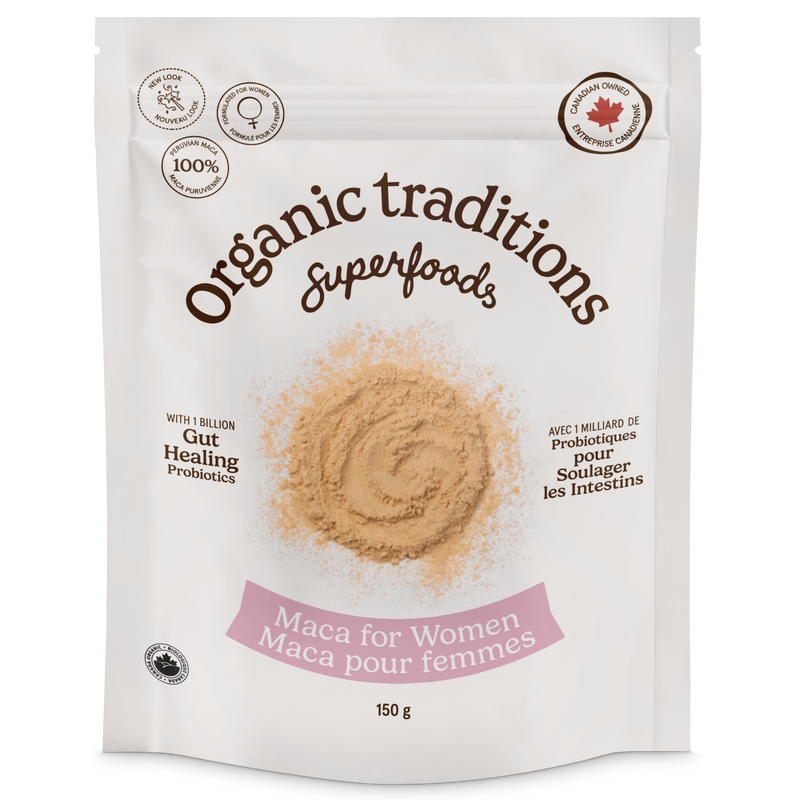 Organic Traditions Maca for Women with Probiotics 150g