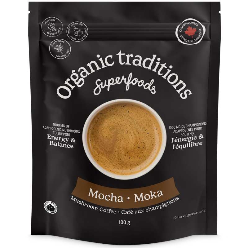 Organic Traditions Mocha Mushroom Coffee 100g
