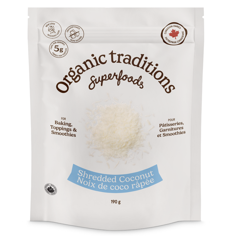 Organic Traditions Organic Shredded Coconut 190g